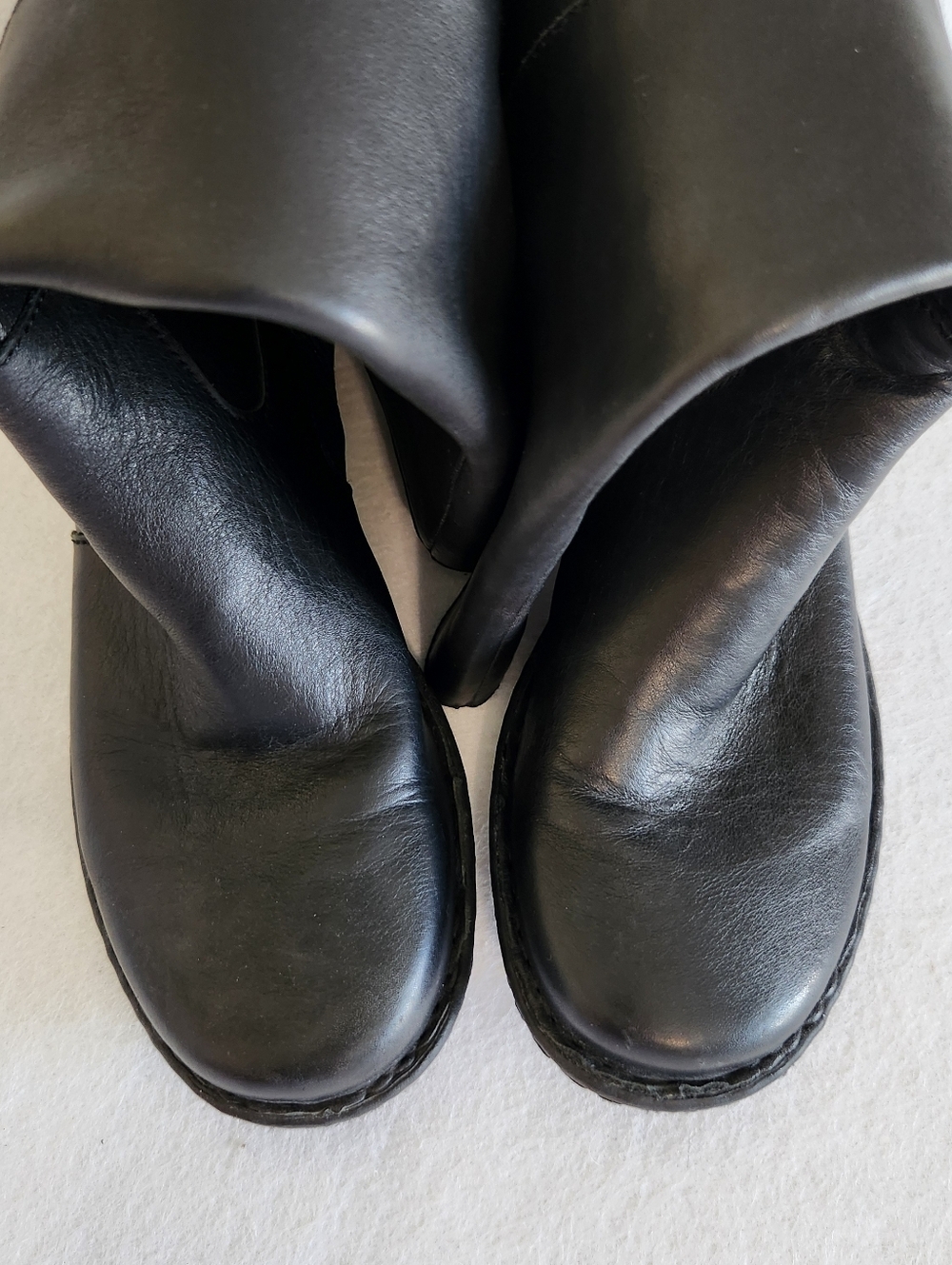 Born Black Leather Upper Boots Size 7.5 - Picture 7 of 9